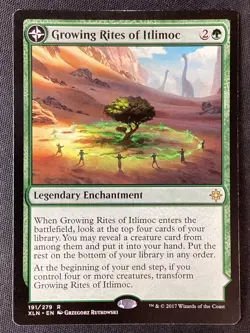 MTG Ixalan #191 Growing Rites of Itlimoc MP - Image 1