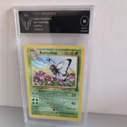 1999 Pokemon Jungle 1st Edition #33 Butterfree TCG 8 NM-MT - Image 1