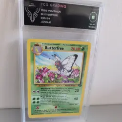 1999 Pokemon Jungle 1st Edition #33 Butterfree TCG 8 NM-MT - Image 2