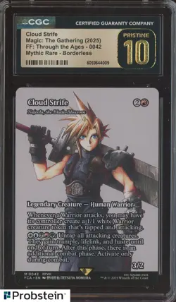 2025 MTG Cloud Strife Najeela the Blade-Blossom Through the Ages CGC 10 PRISTINE - Image 1