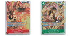Portgas.D.Ace ST30-012 ST30-007 SR STARTER DECK EX Luffy & Ace One Piece - Image 1