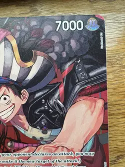 ONE PIECE Monkey D. Luffy OP02-041 Alt Art Paramount War English Never Played NM - Image 4