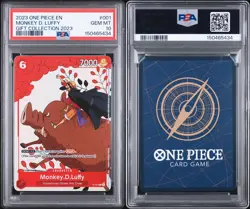 2023 One Piece Gift Collect 2023 #001 Monkey D. Luffy PSA 10 - Image 3