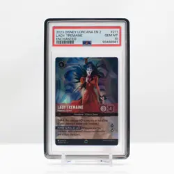 Disney Lorcana 2023 Lady Tremaine Enchanted #211 Rise of Floodborn - PSA 10 - Image 1