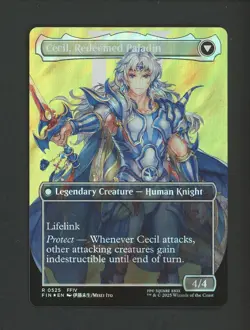 2025 MTG Final Fantasy EN Borderless Surge Foil #0525 Cecil, Dark Knight #2 - Image 2