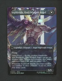 2025 MTG Final Fantasy EN Borderless Surge Foil #0527 Sephiroth #1 - Image 2