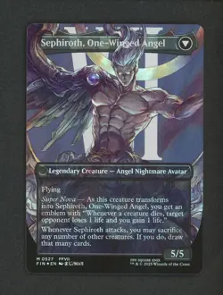 2025 MTG Final Fantasy EN Borderless Surge Foil #0527 Sephiroth #2 - Image 2