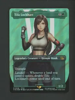 2025 MTG Final Fantasy Borderless Surge Foil #0536 Tifa Lockhart #1 - Image 1