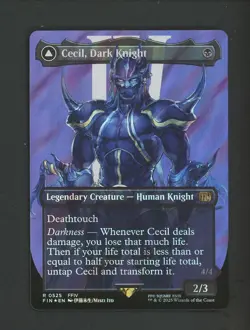 2025 MTG Final Fantasy EN Borderless Surge Foil #0525 Cecil, Dark Knight #5 - Image 1
