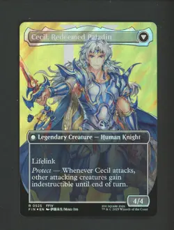 2025 MTG Final Fantasy EN Borderless Surge Foil #0525 Cecil, Dark Knight #5 - Image 2