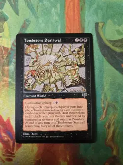 Tombstone Stairwell MTG Mirage Near Mint Condition Magic The Gathering - Image 1