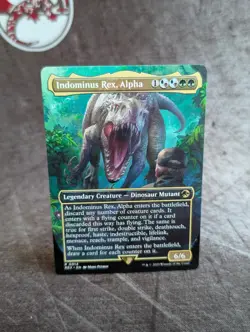 MTG, Indominus Rex, Alpha (#0014), Universes Beyond: Jurassic Park, NM Non-Foil - Image 1