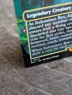 MTG, Indominus Rex, Alpha (#0014), Universes Beyond: Jurassic Park, NM Non-Foil - Image 3