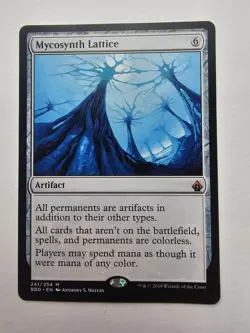 Mycosynth Lattice Battlebond Artifact Mythic Rare Magic: The Gathering - Image 1