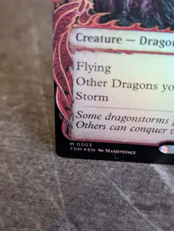 MTG, Stormscale Scion, #303, Tarkir: Dragonstorm, NM, Mythic Foil, Showcase - Image 2