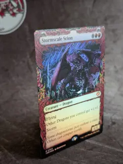 MTG, Stormscale Scion, #303, Tarkir: Dragonstorm, NM, Mythic Foil, Showcase - Image 3