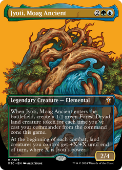 Jyoti, Moag Ancient (Borderless) Modern Horizons 3 Commander - Near Mint Foil - Image 1