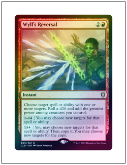 1x Wyll's Reversal, Foil, Magic MTG NM - Image 1