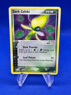 VTG 2004 Pokemon EX Hidden Legends Dark Celebi 4/101 Holo Rare MP - Image 1