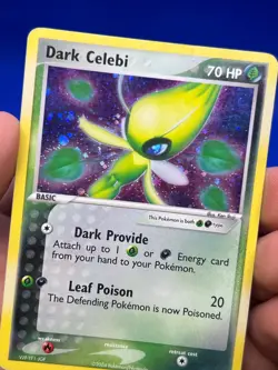 VTG 2004 Pokemon EX Hidden Legends Dark Celebi 4/101 Holo Rare MP - Image 2