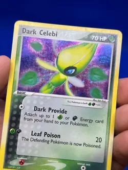 VTG 2004 Pokemon EX Hidden Legends Dark Celebi 4/101 Holo Rare MP - Image 3