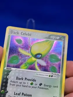 VTG 2004 Pokemon EX Hidden Legends Dark Celebi 4/101 Holo Rare MP - Image 4