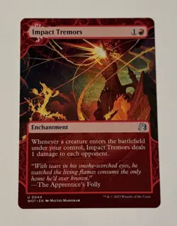 MTG Impact Tremors - Wilds of Eldraine: Enchanting Tales LP - Image 1