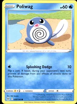 Poliwag 030/196 Common - Pokemon SWSH11: Lost Origin NM - Image 1