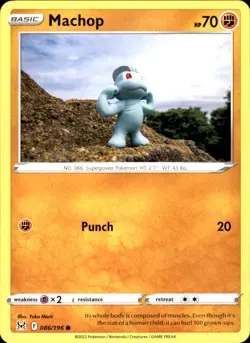 Machop 086/196 Common - Pokemon SWSH11: Lost Origin NM - Image 1