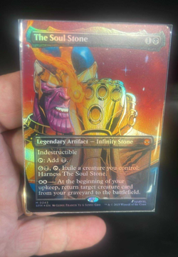 The Soul Stone (Borderless) Foil Near Mint IN HAND - Image 1