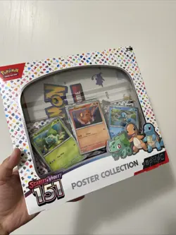 Pokemon TCG Scarlet & Violet 151 Poster Collection BRAND NEW SEALED Pokemon 820650853166 - Image 1