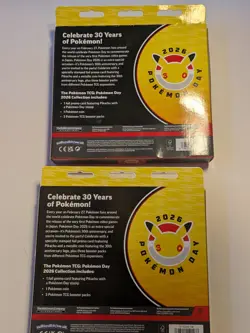 Pokemon TCG Pokemon Day 2026 Collection Box Sealed New Lot of 2 boxes - Image 2