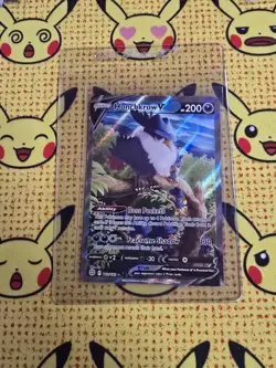 Pokemon Honchkrow V 162/172 Brilliant Stars Ultra Rare Full Art Holo 200 HPClean - Image 2