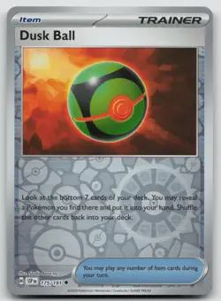 Dusk Ball 175/191 Uncommon Surging Sparks Pokemon Reverse Holo Near Mint - Image 1