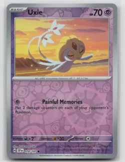 Uxie 078/191 Common Surging Sparks Pokemon Reverse Holo Near Mint - Image 1
