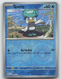 Quaxly 050/191 Common Surging Sparks Pokemon Reverse Holo Near Mint - Image 1