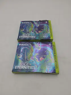 Magic The Gathering: Edge of Eternities Collector Omega (New/Sealed) Lot Of 2 - Image 1