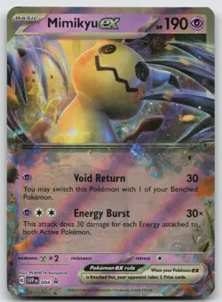 Mimikyu ex 004 Holo Promo Scarlet & Violet Promo Pokemon Holo Near Mint - Image 1