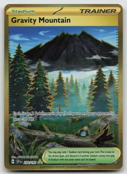 Gravity Mountain 250/191 Hyper Rare Surging Sparks Pokemon Holo LP - Image 1