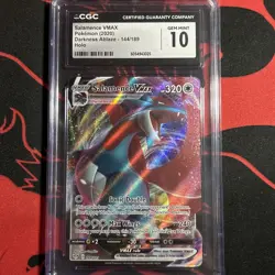 CGC 10 SALAMENCE VMAX 144/189 Darkness Ablaze Full Art - Image 1