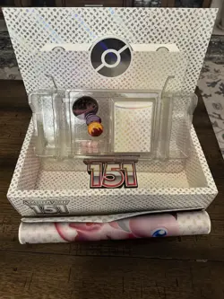 MEW UPC 151 Ultra Premium Collection Box EMPTY BOX includes Coin, Playmat.Dice - Image 1