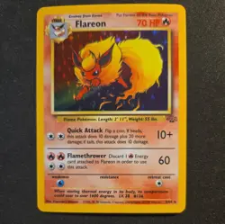 Pokemon TCG - Flareon - 3/64 - Holo Unlimited - Jungle Unlimited LP - Image 1