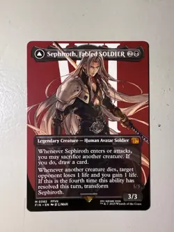 Sephiroth, Fabled SOLDIER (Borderless) M0382 Magic The Gathering Final Fantasy - Image 1