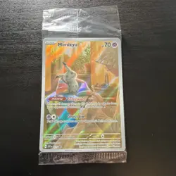 SEALED Mimikyu SVP 075 (Full Art ) Paldean Fates Black Star Promo Holo - Image 1