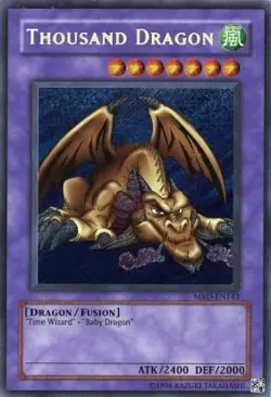 Thousand Dragon MRD-EN143 - Secret Rare - Lightly Played Unlimited YuGiOh! TCG - Image 1