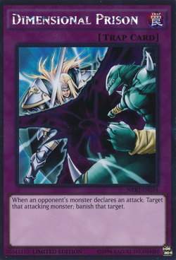 Dimensional Prison NKRT-EN034 - Platinum Rare - Lightly Played Limited YuGiOh! T - Image 1