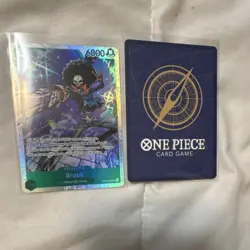 Bandai One Piece Card Game Brook OP15-032 Holo Character Card Lot x2 English - Image 3