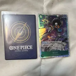 Bandai One Piece Card Game Brook OP15-032 Holo Character Card Lot x2 English - Image 4