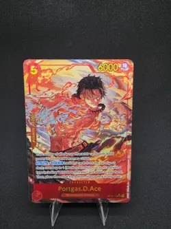 Portgas.D.Ace SEC Alt Art (OP16-118) | OP16 - The Time of Battle | ENGLISH NM - Image 1