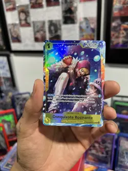 One Piece Donquixote Rosinante OP12-108 TR Treasure The Azure Sea's Alt Art NM - Image 1